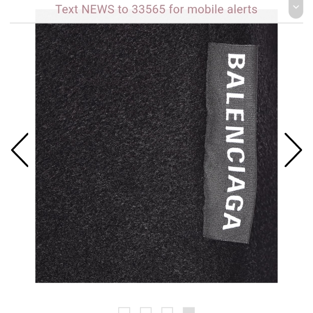 Balenciaga fleece mini dress - Picture 9 of 9